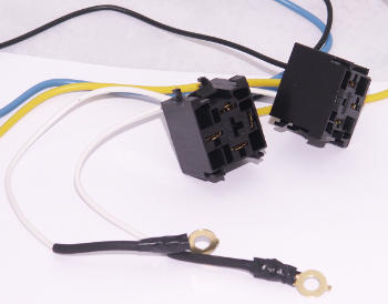 konektory oczkowe, kable, podstawka pod przekanik samochodowy 4 i 5 pin